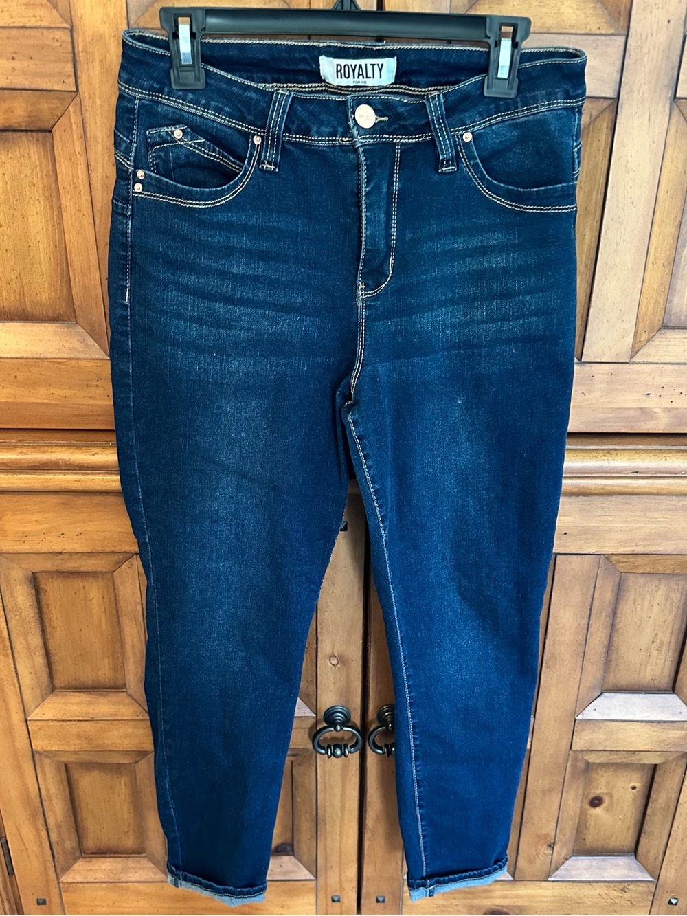 Royalty For Me Dark Blue Skinny Jeans